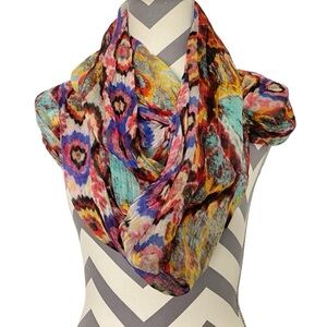 Lily And Lionel Infinity Scarf Womens OS One Size Modal Lightweight Geometric